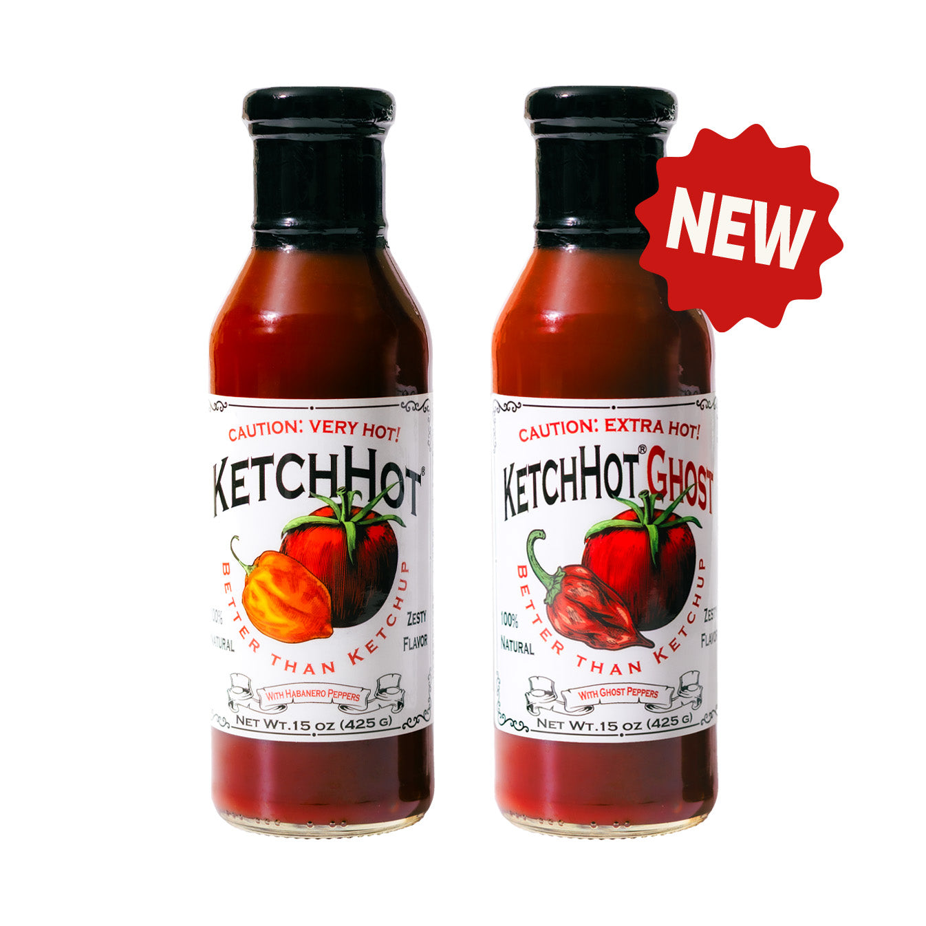 Habanero & Ghost Ketchup Sampler Pack