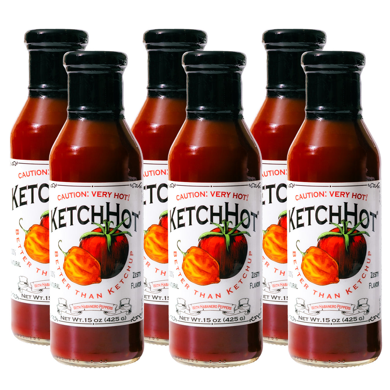 KetchHot Habanero Ketchup 6-Pack