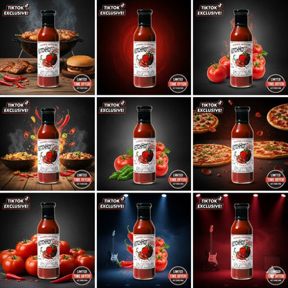KetchHot Ghost Premium Ghost Pepper Spicy Ketchup Gourmet Hot & Tangy Tomato Sauce for Fries Burgers Snacks & Cooking Savory Flavor Dip