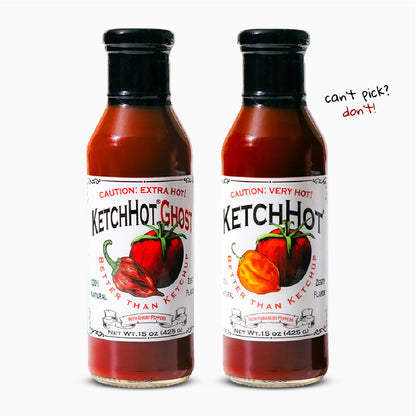 Habanero & Ghost Ketchup Sampler Pack
