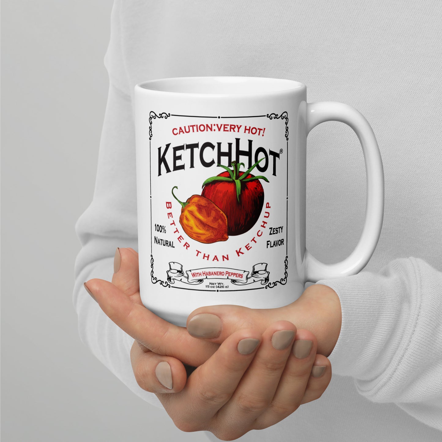 KetchHot Label Mug
